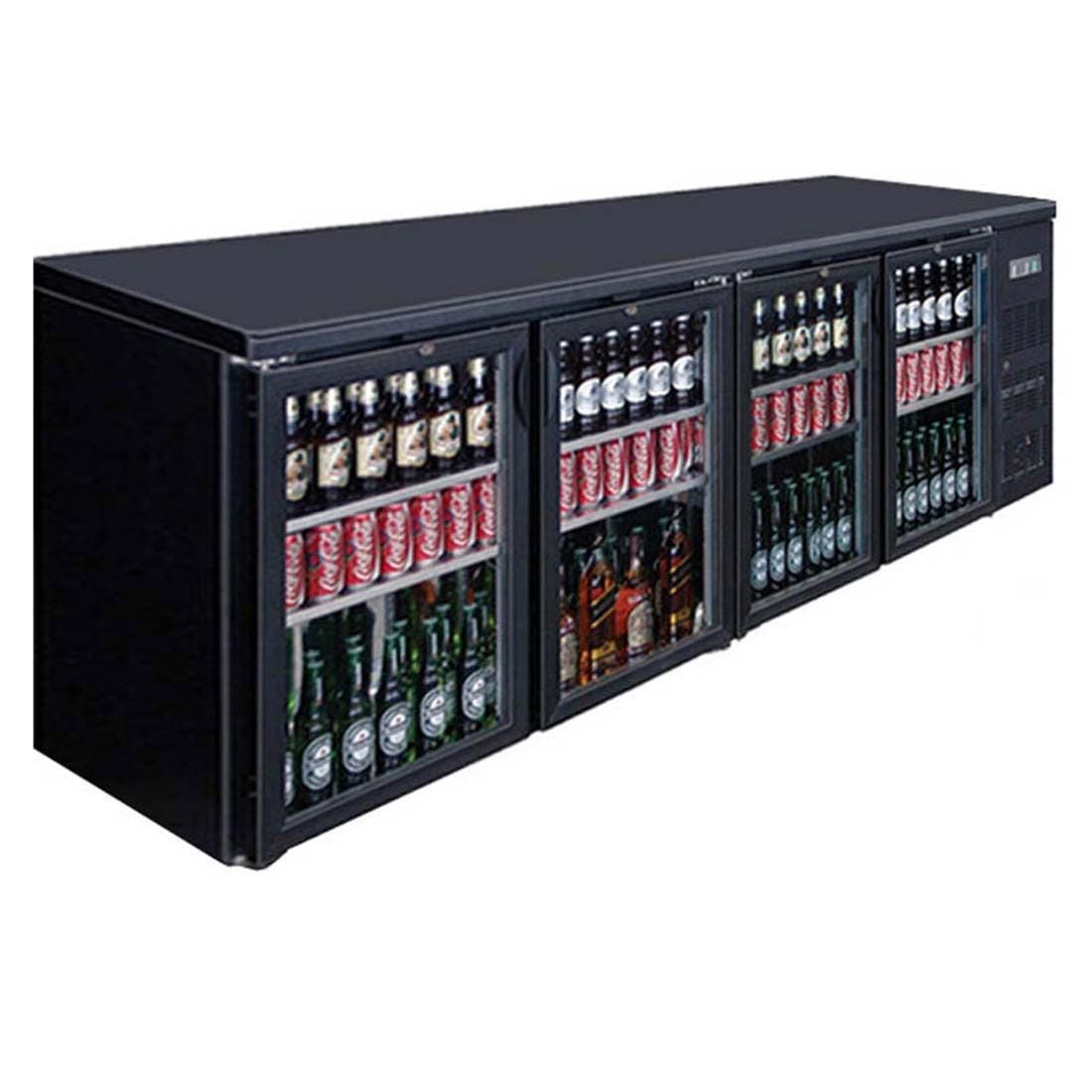 Thermaster Four Door Drink Cooler BC4100G - Commercial Kitchen Appliances
