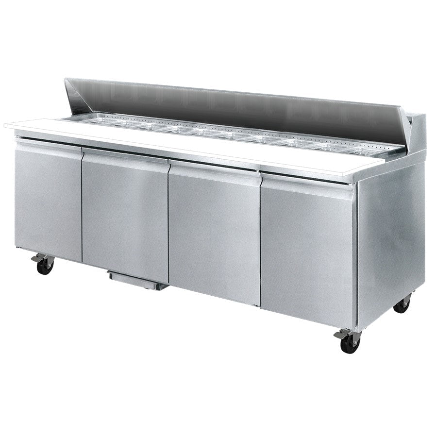 Thermaster Four Door Sandwich Bar SLB240 - Commercial Kitchen Appliances