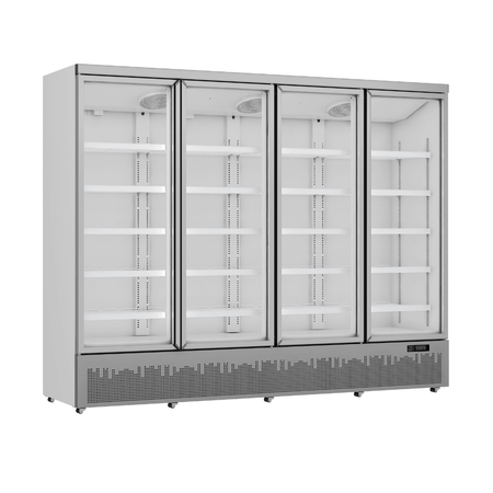 Thermaster Four Door Supermarket Fridge LG - 2200GBM - Commercial Kitchen Appliances
