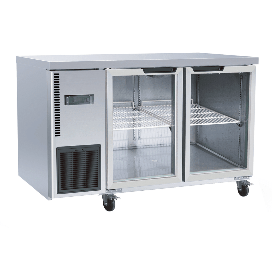 Thermaster Glass Door Workbench Fridge TL1200TNG - Commercial Kitchen Appliances