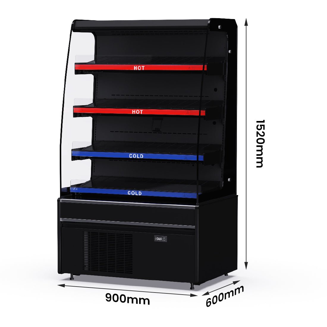Thermaster Grab & Go Hot and Cold Cabinet – DC - 900CH - Commercial Kitchen Appliances