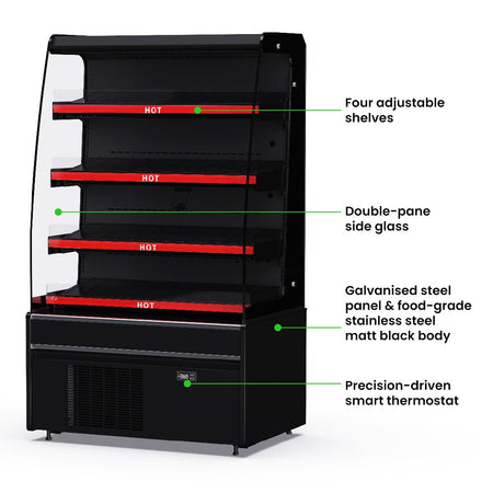 Thermaster Grab & Go Hot Cabinet – DC - 900H - Commercial Kitchen Appliances