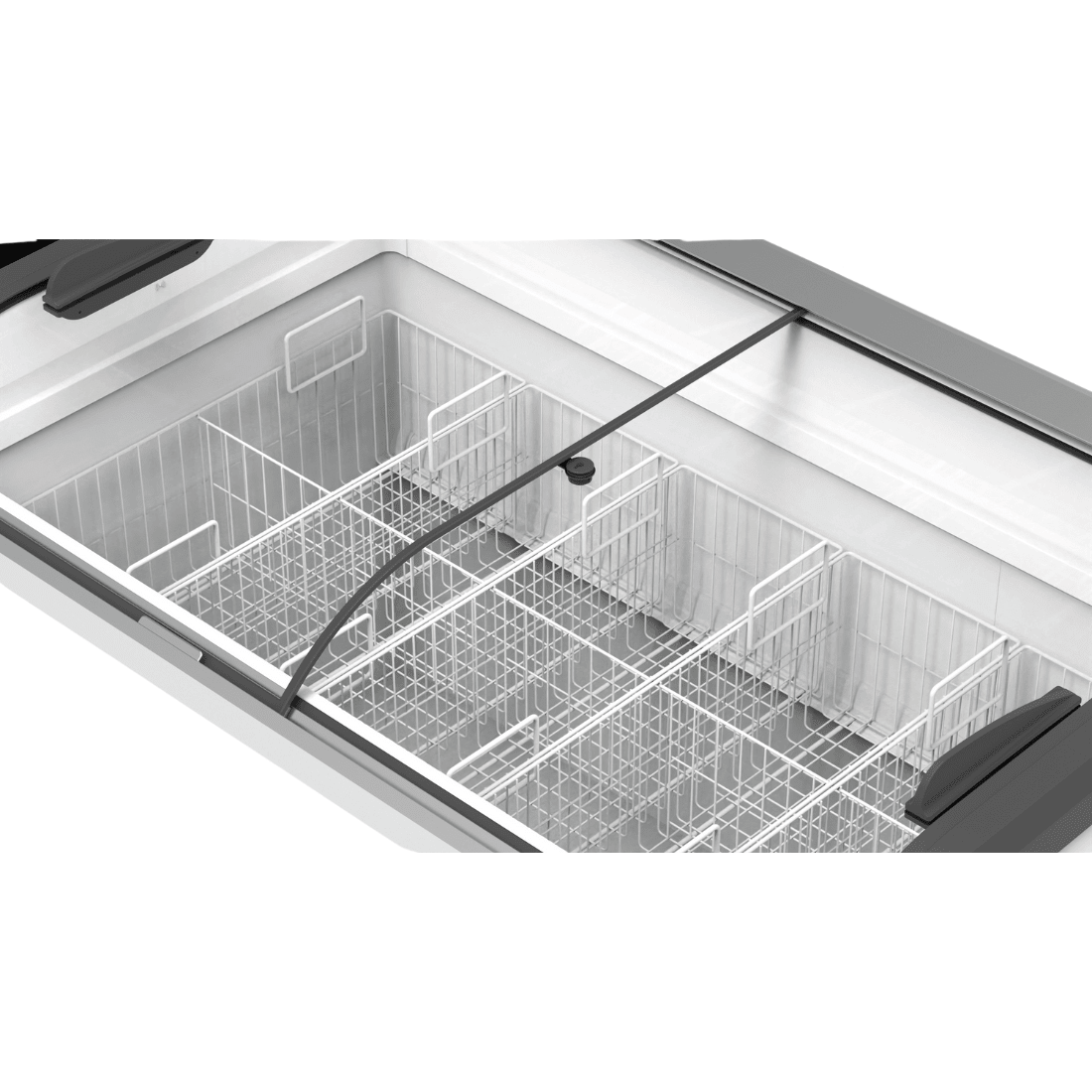 Thermaster Heavy Duty Supermarket Glass Sliding Lid Freezers 306L SD - 306K - Commercial Kitchen Appliances