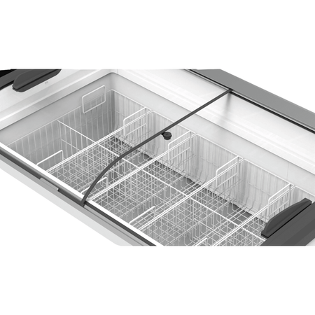 Thermaster Heavy Duty Supermarket Glass Sliding Lid Freezers 306L SD - 306K - Commercial Kitchen Appliances