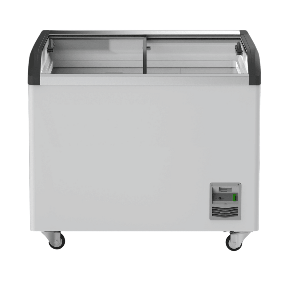 Thermaster Heavy Duty Supermarket Glass Sliding Lid Freezers 306L SD - 306K - Commercial Kitchen Appliances