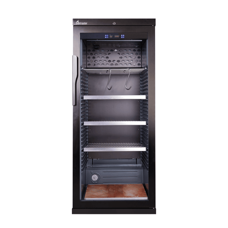 Thermaster MA400 dry age meat cabinet — front view with glass door
