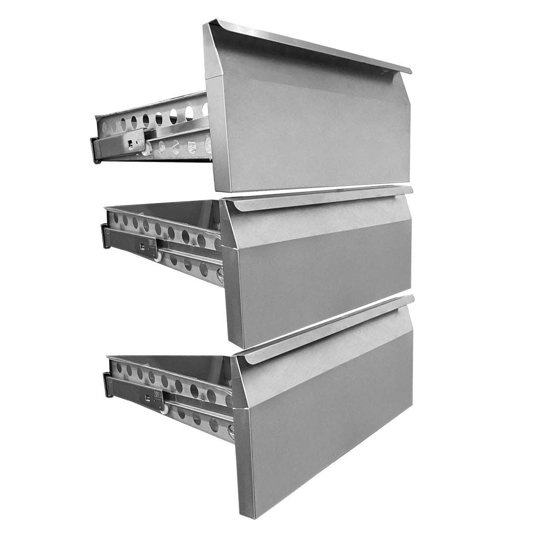 Thermaster Optional Set 3 Drawers For Solid Door Units GN - 3DRAWER - Commercial Kitchen Appliances