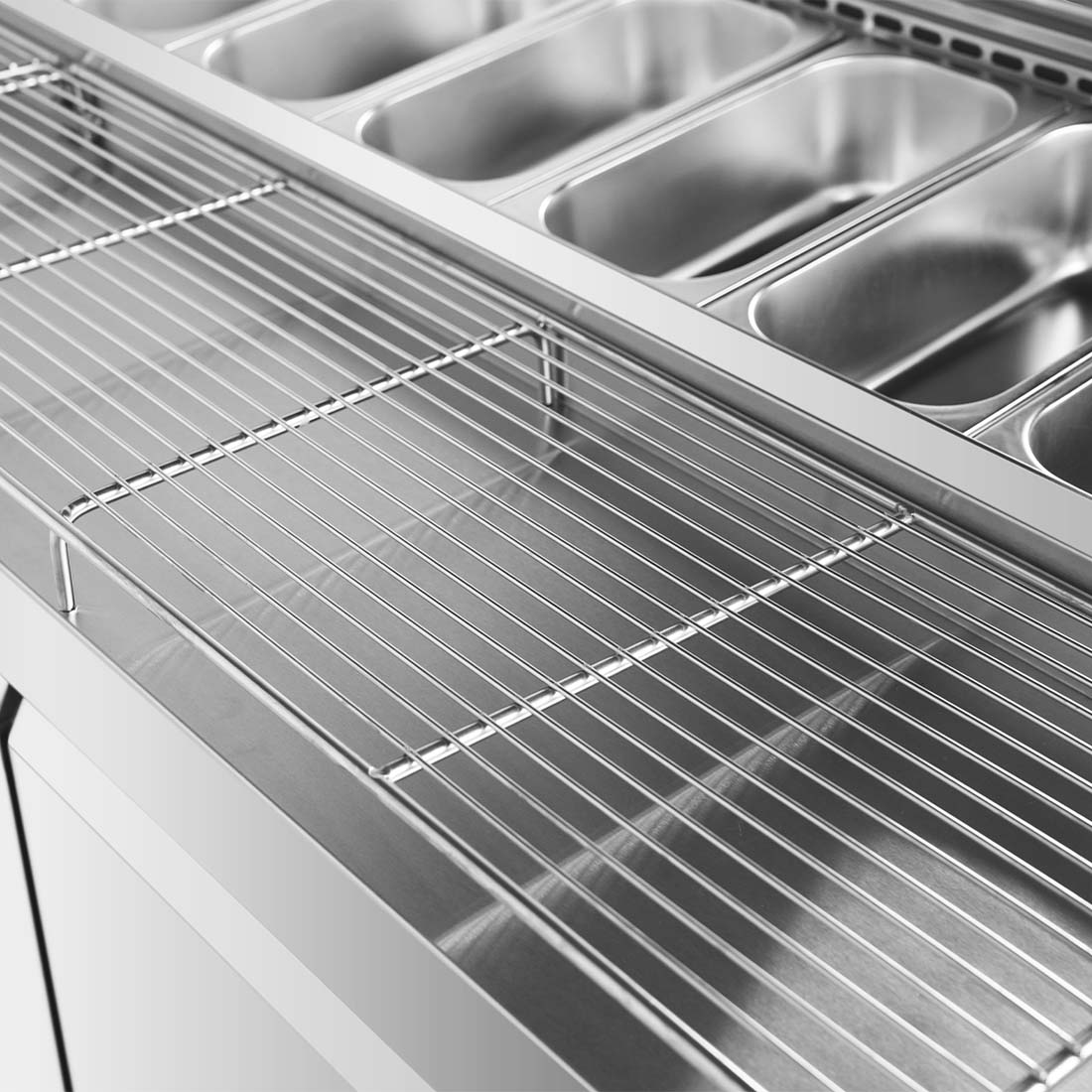 Thermaster PWB180 Three Door Deluxe Pizza Prep Bench 1800mm - Commercial Kitchen Appliances