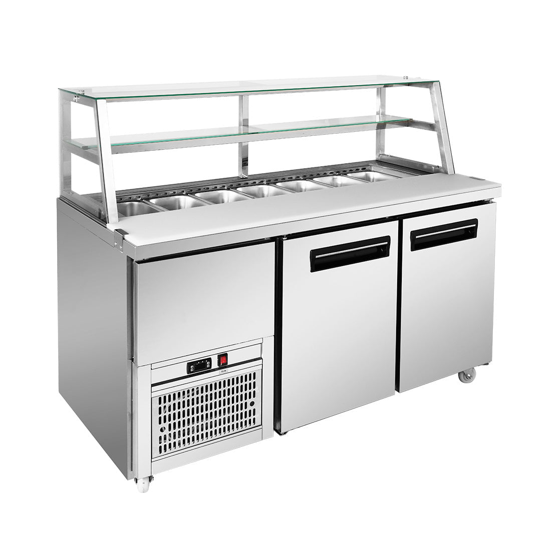 Thermaster SCB/15 Two Door Deluxe Cold Bain Marie 550L - Commercial Kitchen Appliances
