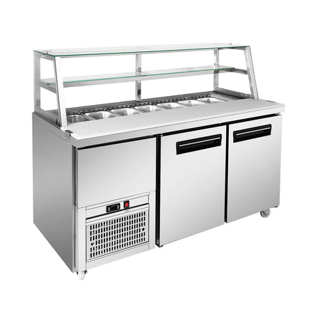 Thermaster SCB/15 Two Door Deluxe Cold Bain Marie 550L - Commercial Kitchen Appliances