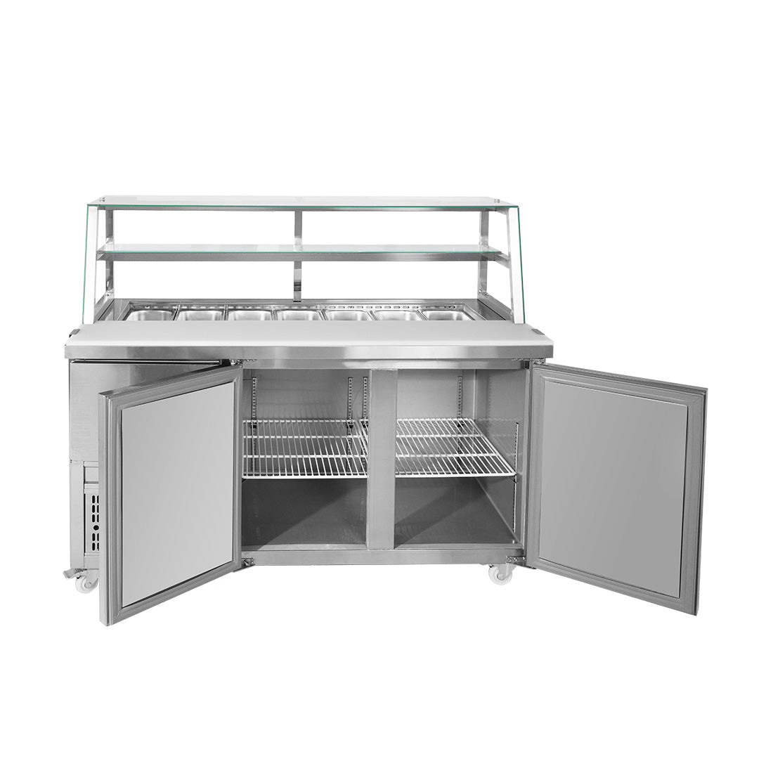 Thermaster SCB/15 Two Door Deluxe Cold Bain Marie 550L - Commercial Kitchen Appliances