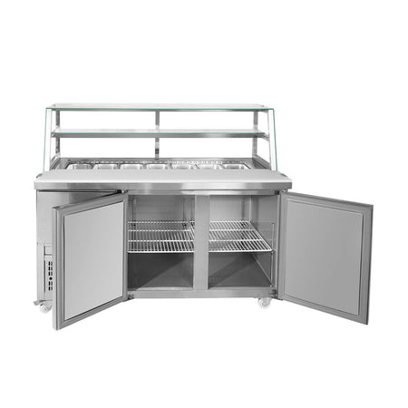 Thermaster SCB/15 Two Door Deluxe Cold Bain Marie 550L - Commercial Kitchen Appliances