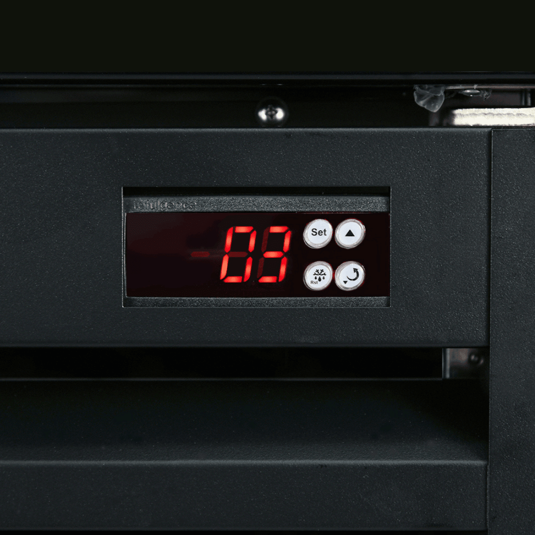 Thermaster Single Glass Door Colourbond Upright Drink Fridge LG - 370BP - Commercial Kitchen Appliances