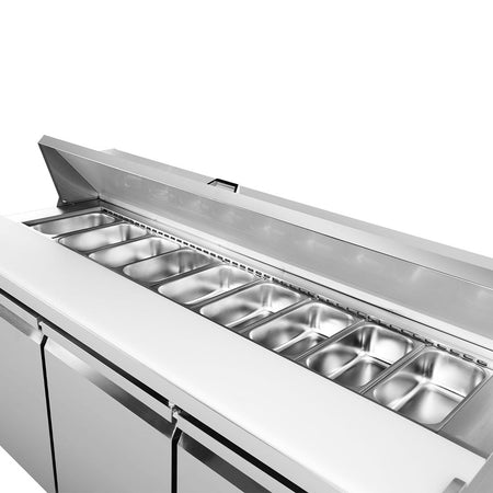Thermaster SLB180 Three Door Sandwich Bar 1800mm 390L - Commercial Kitchen Appliances