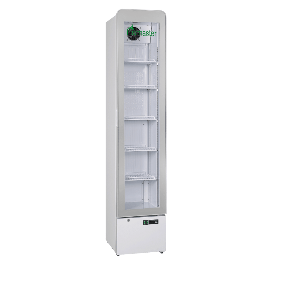 Thermaster Slimfit Upright Glass Door Beverage Fridge LG166FA - Commercial Kitchen Appliances