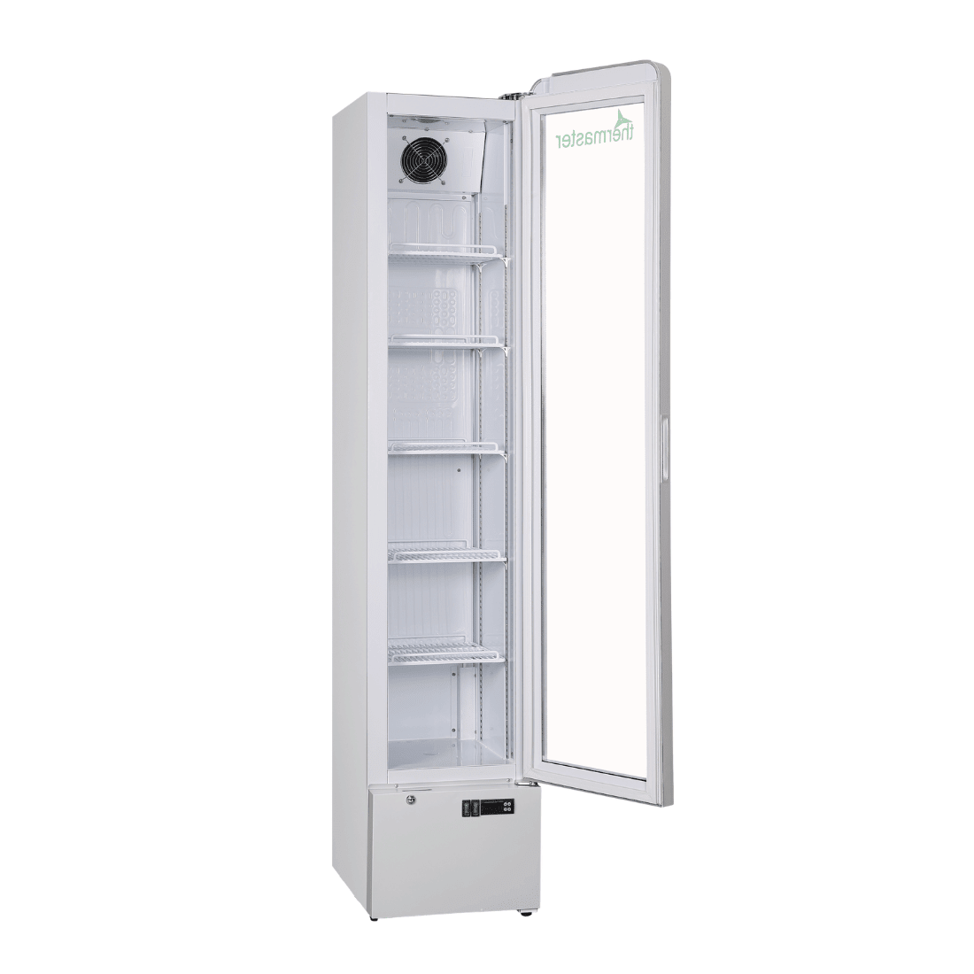 Thermaster Slimfit Upright Glass Door Beverage Fridge LG166FA - Commercial Kitchen Appliances