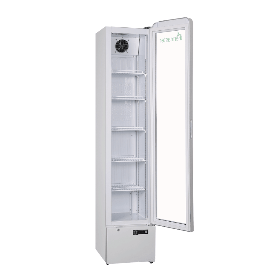 Thermaster Slimfit Upright Glass Door Beverage Fridge LG166FA - Commercial Kitchen Appliances