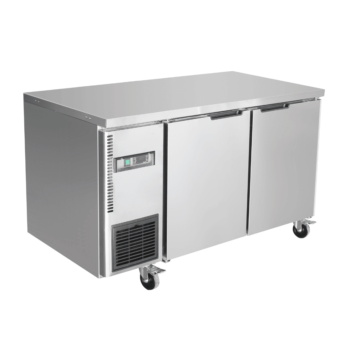 Thermaster Stainless Steel Double Door Workbench Freezer TL1200BT - Commercial Kitchen Appliances