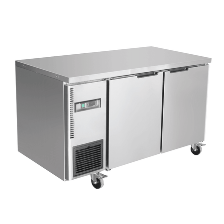 Thermaster Stainless Steel Double Door Workbench Fridge TL1200TN - Commercial Kitchen Appliances