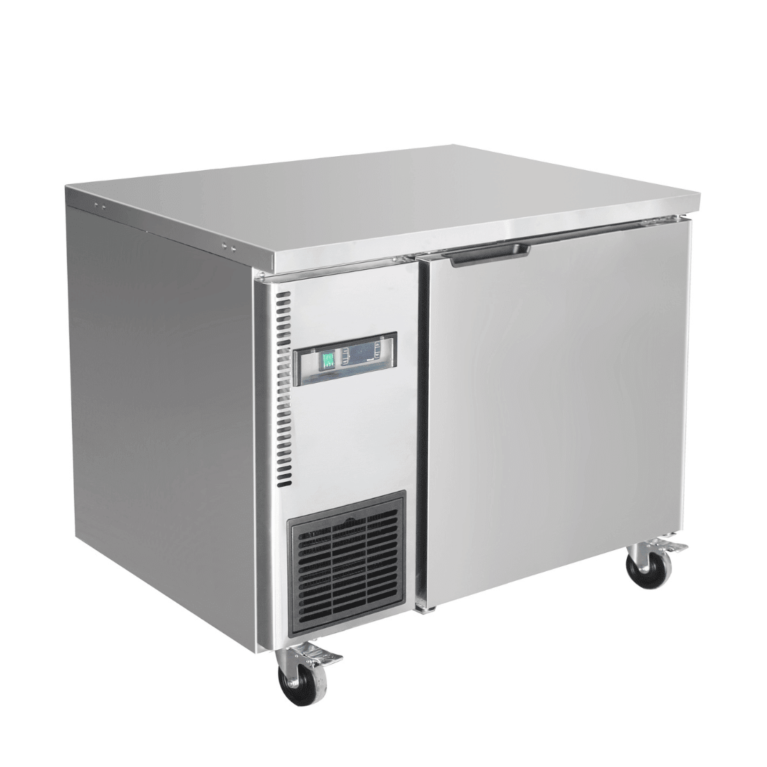 Thermaster Stainless Steel Single Door Workbench Fridge 700mm Depth TL900TN - Commercial Kitchen Appliances