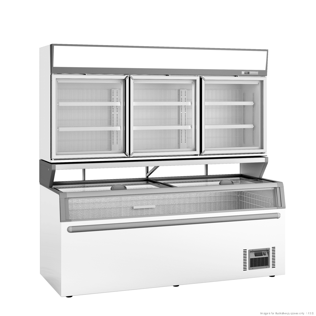 Thermaster Supermarket Combined Freezer ZCDTD210 - Commercial Kitchen Appliances