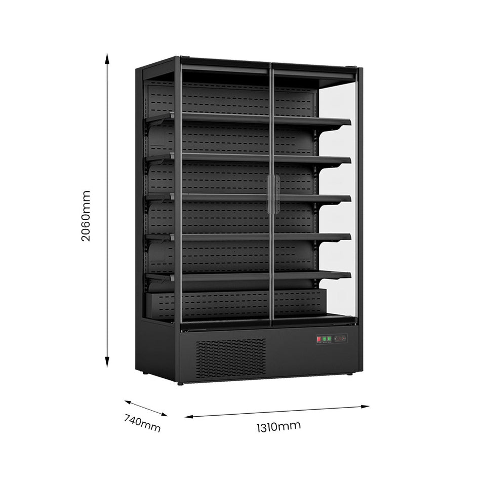 Thermaster Supermarket Panorama 2 Door Chiller Display DC - 125B - Commercial Kitchen Appliances