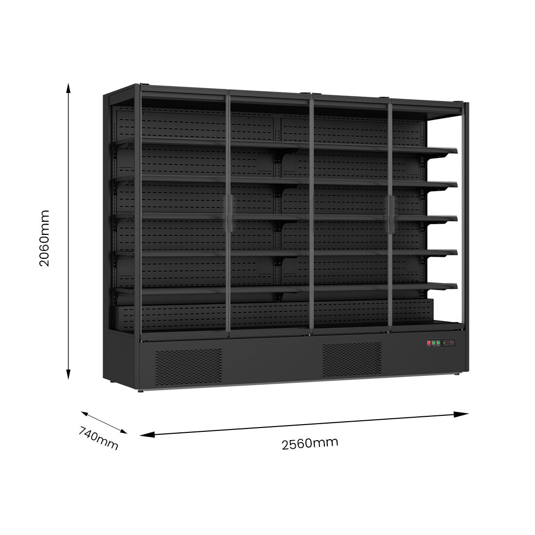 Thermaster Supermarket Panorama 4 Door Chiller Display DC - 250B - Commercial Kitchen Appliances