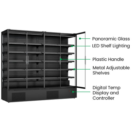 Thermaster Supermarket Panorama 4 Door Chiller Display DC - 250B - Commercial Kitchen Appliances