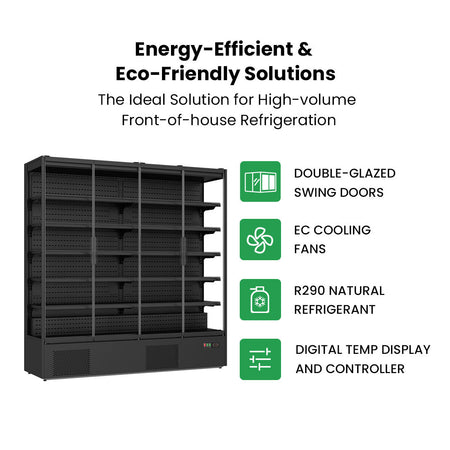 Thermaster Supermarket Panorama 4 Door Chiller Display DC - 250B - Commercial Kitchen Appliances