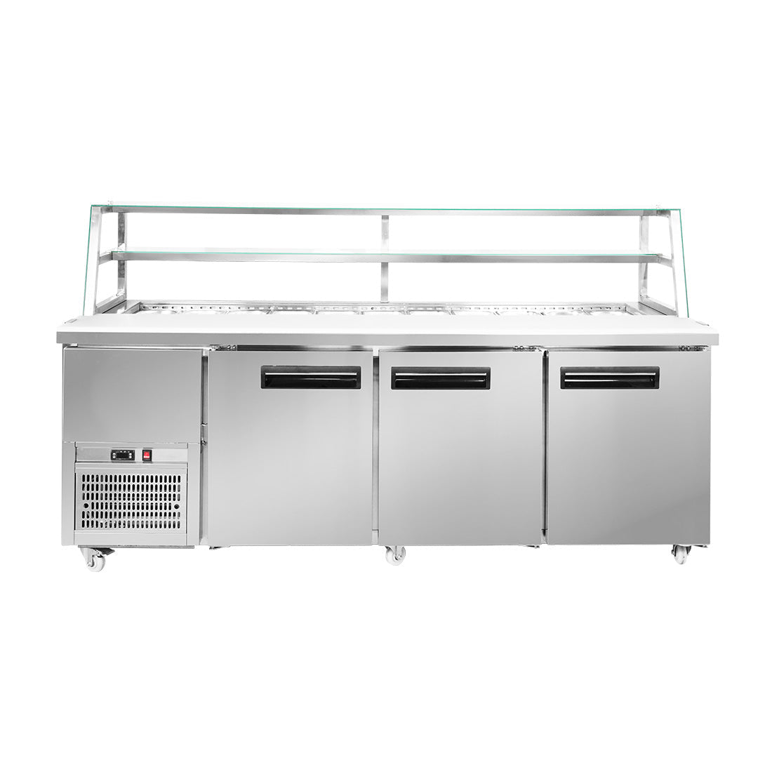 Thermaster Three Door Deluxe Sandwich Bar SCB/21 - Commercial Kitchen Appliances