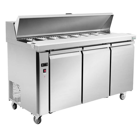 Thermaster Three Door Sandwich Bar SLB150 - Commercial Kitchen Appliances
