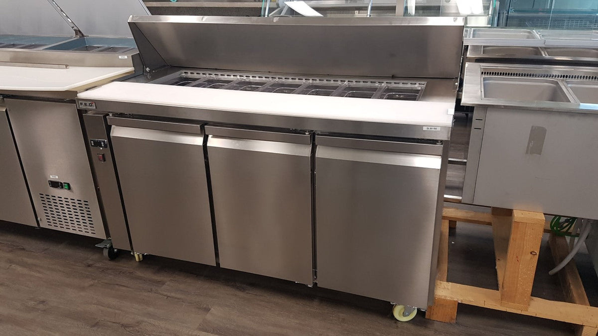 Thermaster Three Door Sandwich Bar SLB150 - Commercial Kitchen Appliances