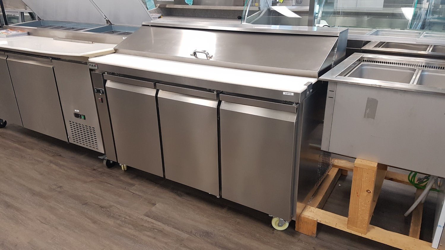 Thermaster Three Door Sandwich Bar SLB150 - Commercial Kitchen Appliances