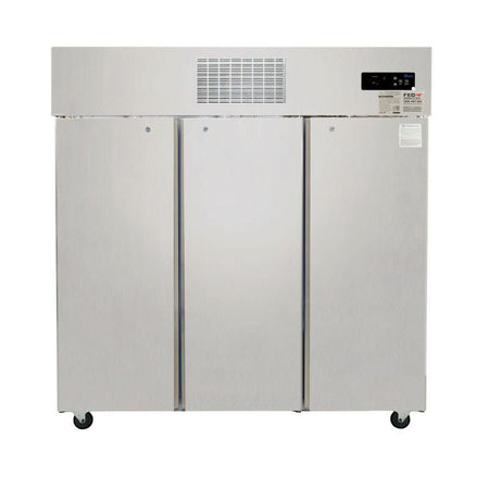 Thermaster Three Door Stainless Steel Upright Storage Freezer SUF1500 - Commercial Kitchen Appliances