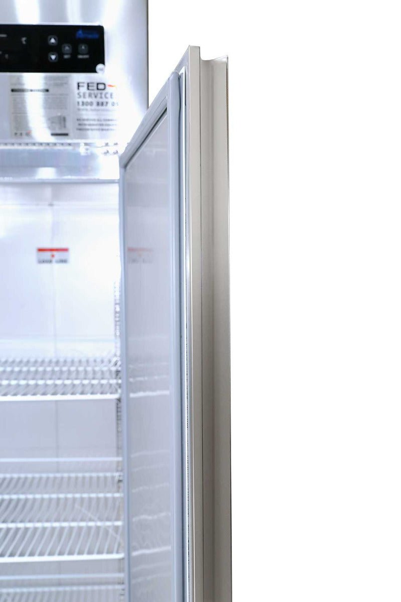 Thermaster Three Door Stainless Steel Upright Storage Freezer SUF1500 - Commercial Kitchen Appliances