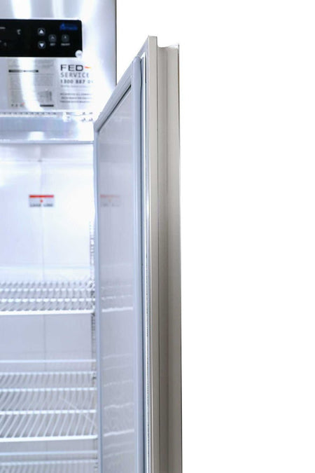 Thermaster Three Door Stainless Steel Upright Storage Freezer SUF1500 - Commercial Kitchen Appliances