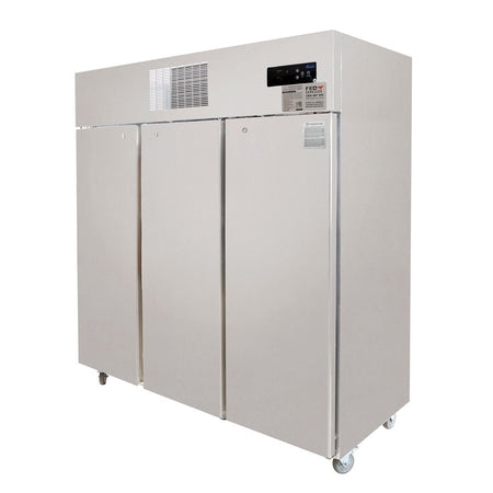 Thermaster Three Door Stainless Steel Upright Storage Freezer SUF1500 - Commercial Kitchen Appliances