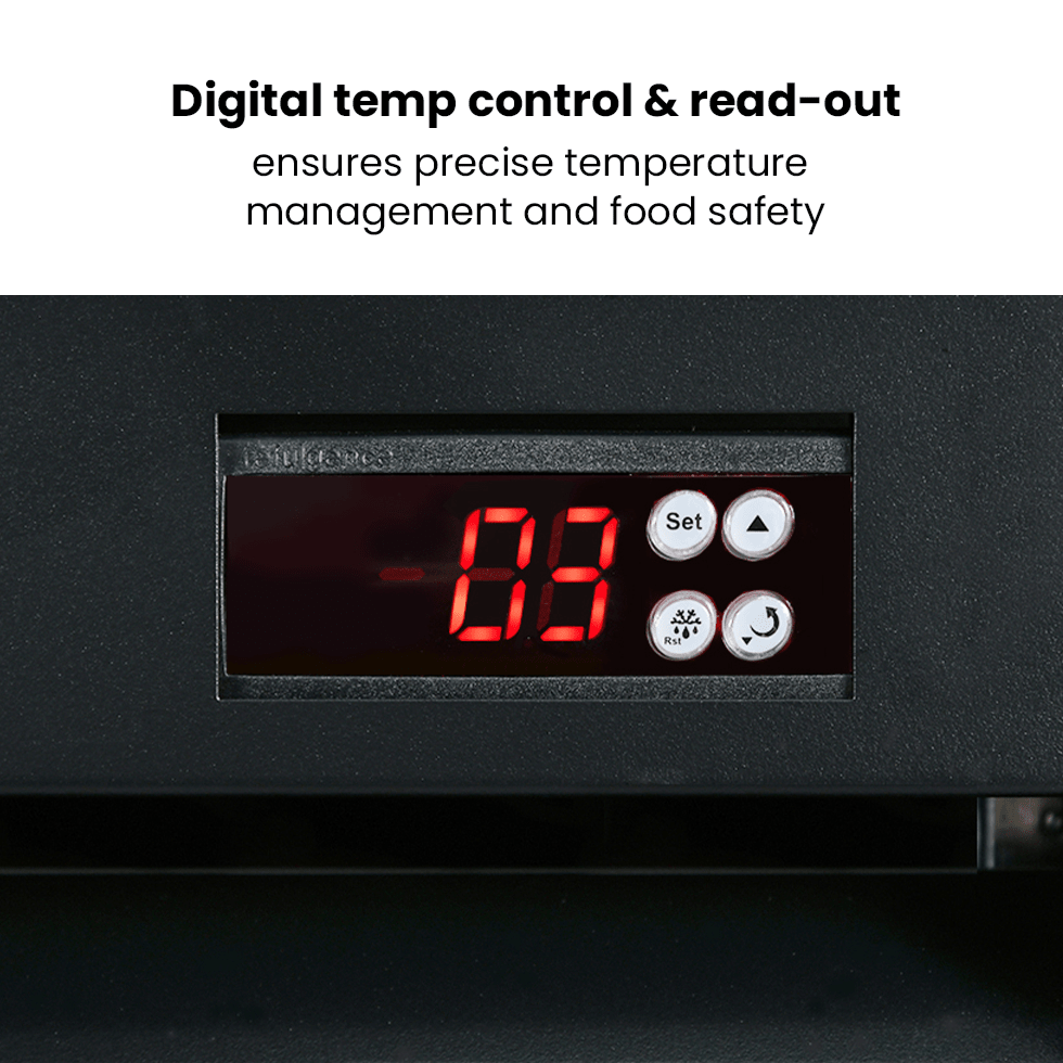 Thermaster Three Glass Door Colourbond Upright Drink Fridge LG - 1203BP - Commercial Kitchen Appliances