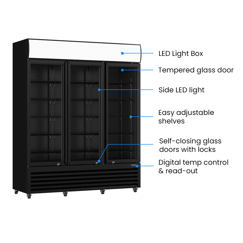 Thermaster LG-1203BP — illuminated lightbox header detail