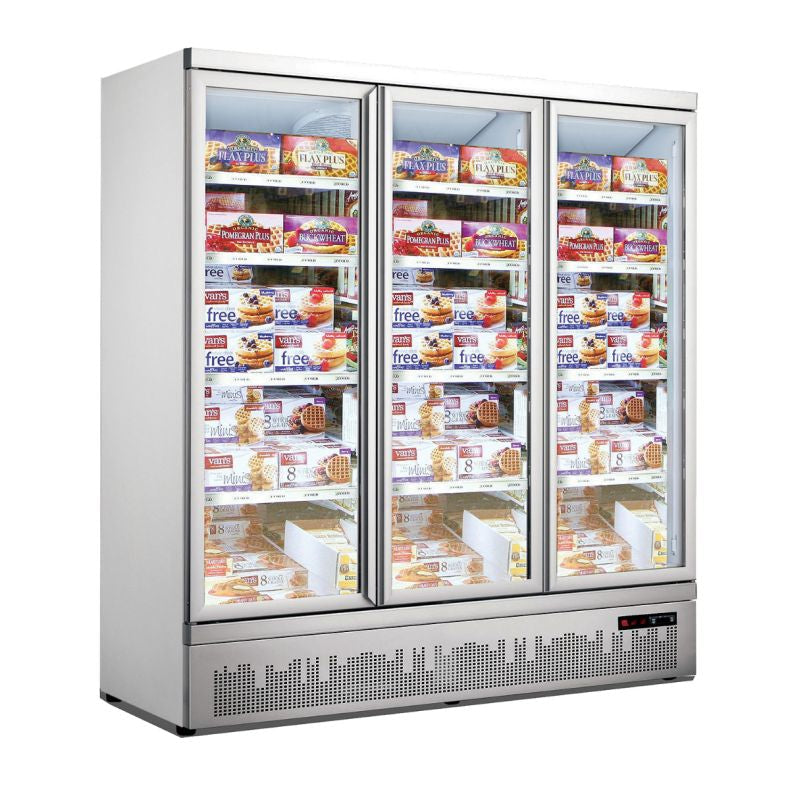 Thermaster Triple Door Supermarket Freezer LG-1500GBMF - commercial kitchen equipment - LG-1500GBMF