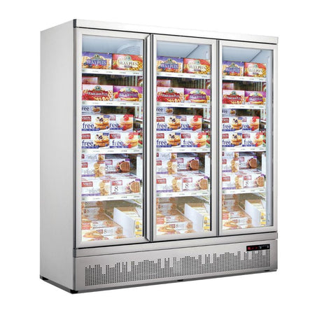 Thermaster Triple Door Supermarket Freezer LG-1500GBMF - commercial kitchen equipment - LG-1500GBMF