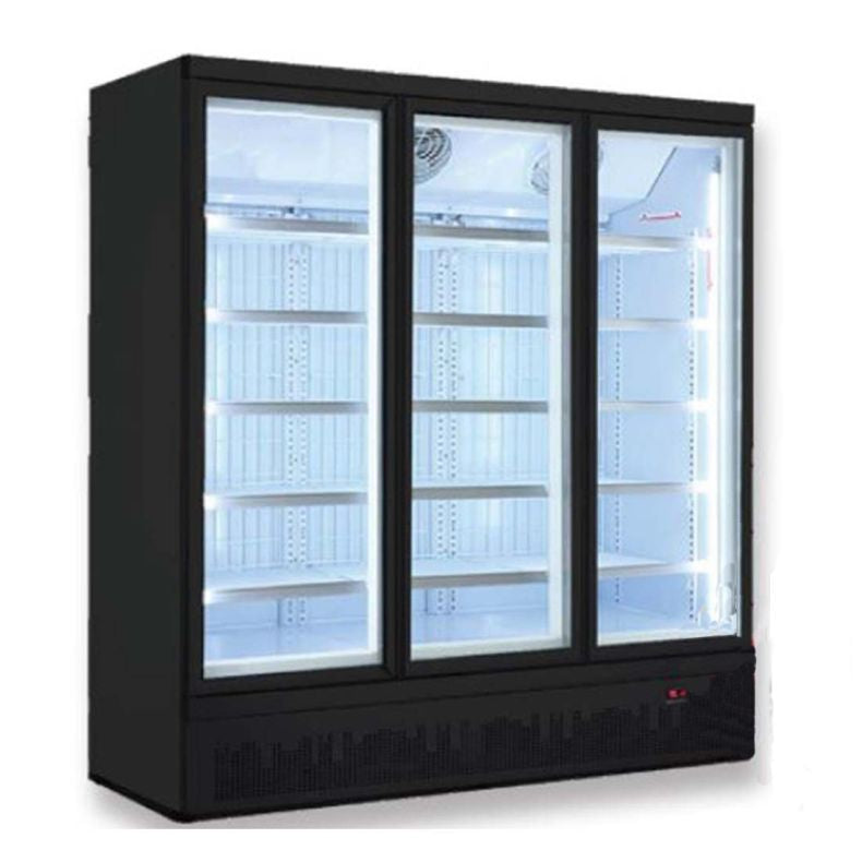 Thermaster Triple Door Supermarket Fridge LG-1500BGBM - commercial kitchen equipment - LG-1500BGBM