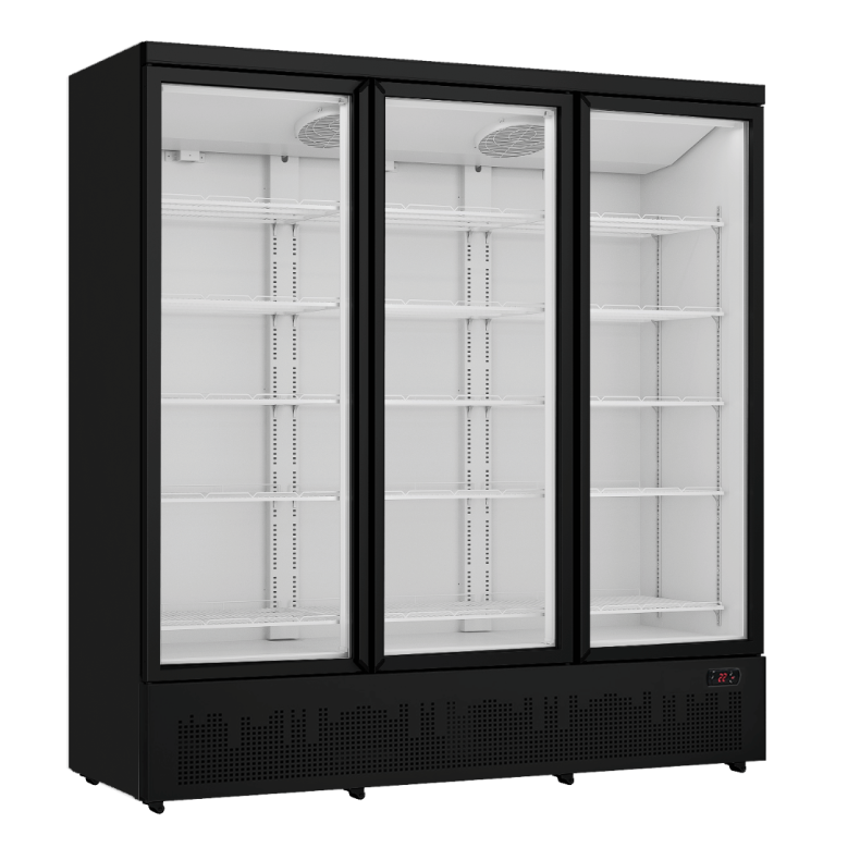 Thermaster Triple Door Supermarket Fridge LG-1500BGBM - commercial kitchen equipment - LG-1500BGBM