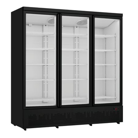 Thermaster Triple Door Supermarket Fridge LG-1500BGBM - commercial kitchen equipment - LG-1500BGBM