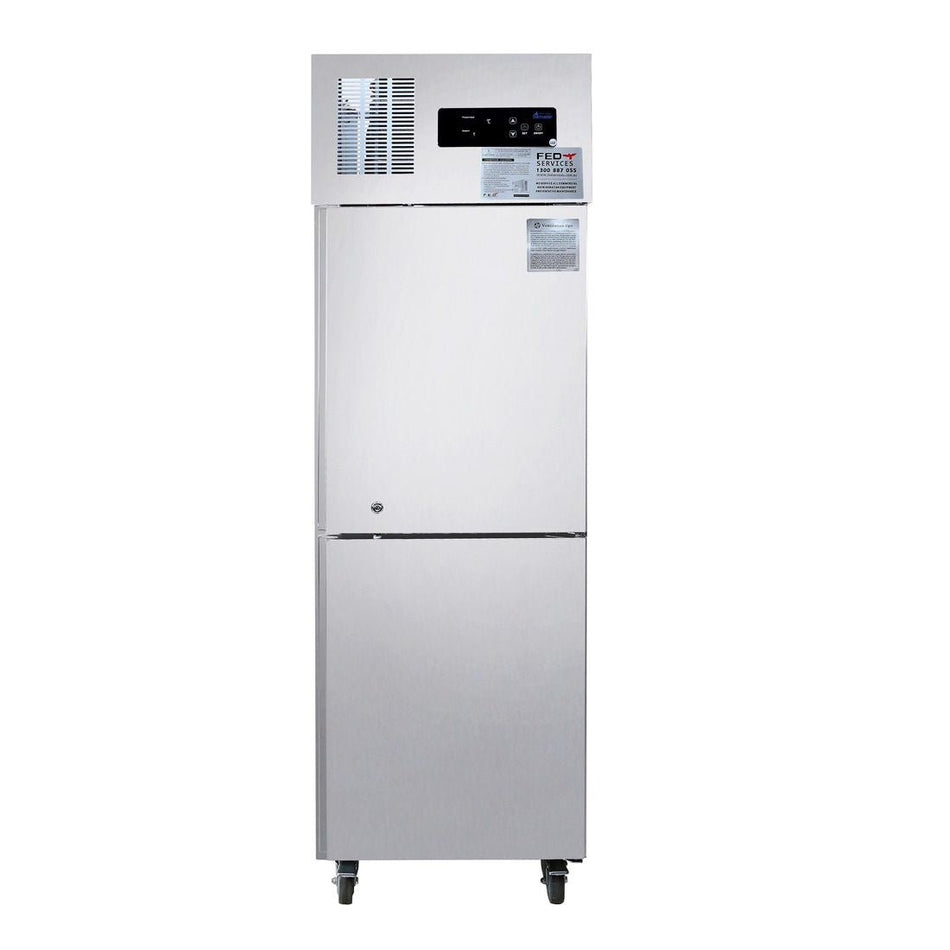Thermaster Tropical 2 X ½ Door SS Fridge 312L SUC500 - Commercial Kitchen Appliances