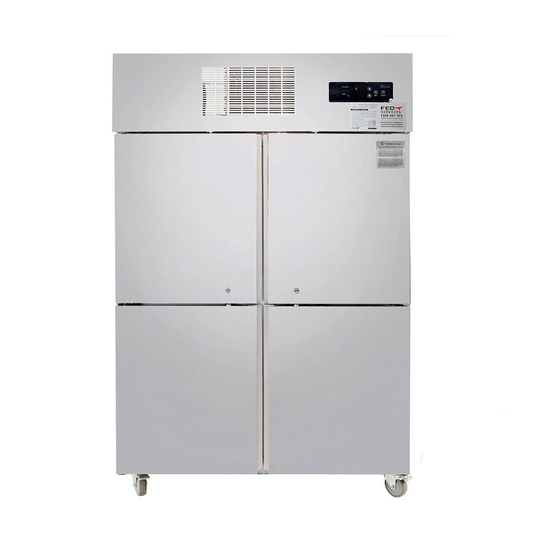Thermaster Tropical 4 X ½ Door Ss Fridge 689L SUC1000 - Commercial Kitchen Appliances