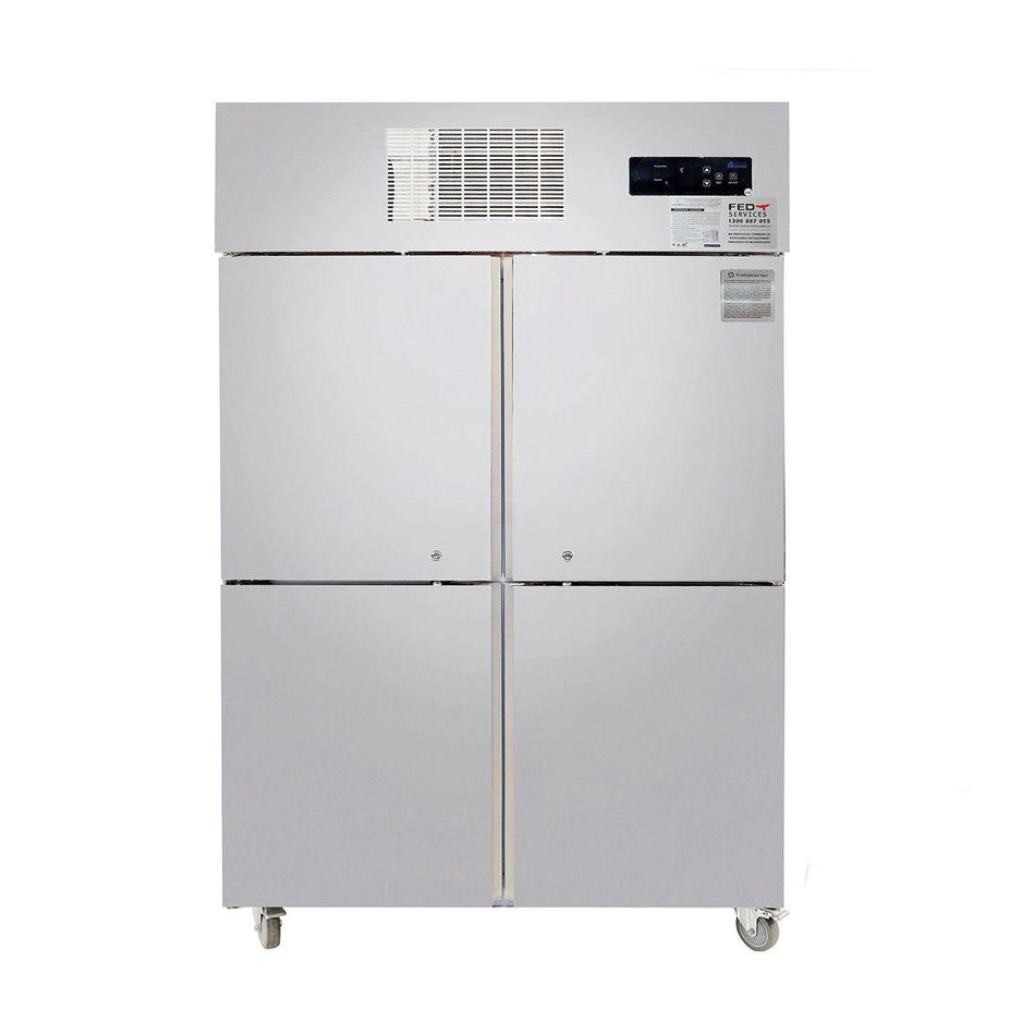 Thermaster Tropical 4 X ½ Door Ss Fridge 689L SUC1000 - Commercial Kitchen Appliances