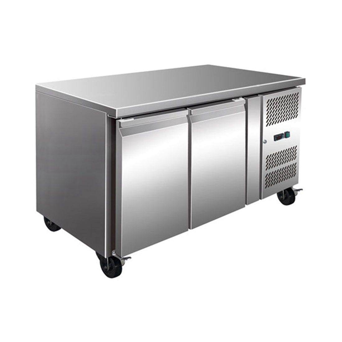 Thermaster Tropicalised 2 Door Gastronorm Bench Fridge GN2100TN - Commercial Kitchen Appliances