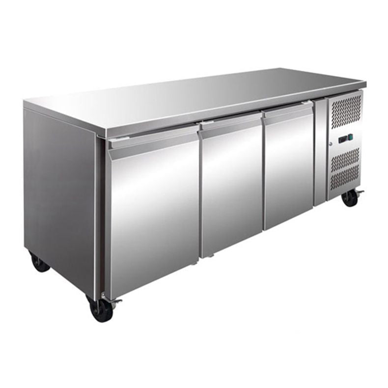 Thermaster Tropicalised 3 Door Gastronorm Bench Freezer GN3100BT - Commercial Kitchen Appliances