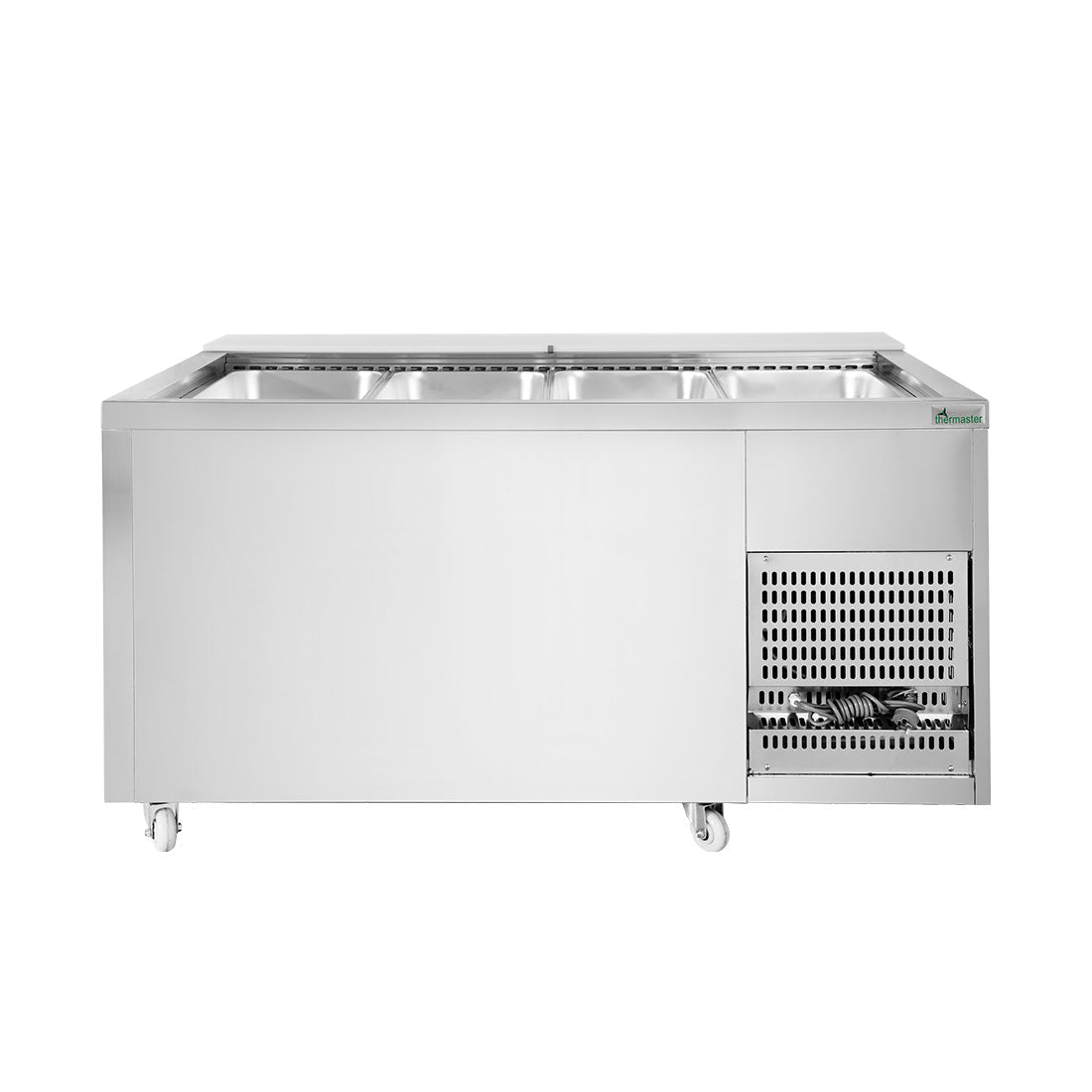 Thermaster Two Door Cold Bench Salad Station 4x1/1 GN Pans PG150FA - XB - Commercial Kitchen Appliances